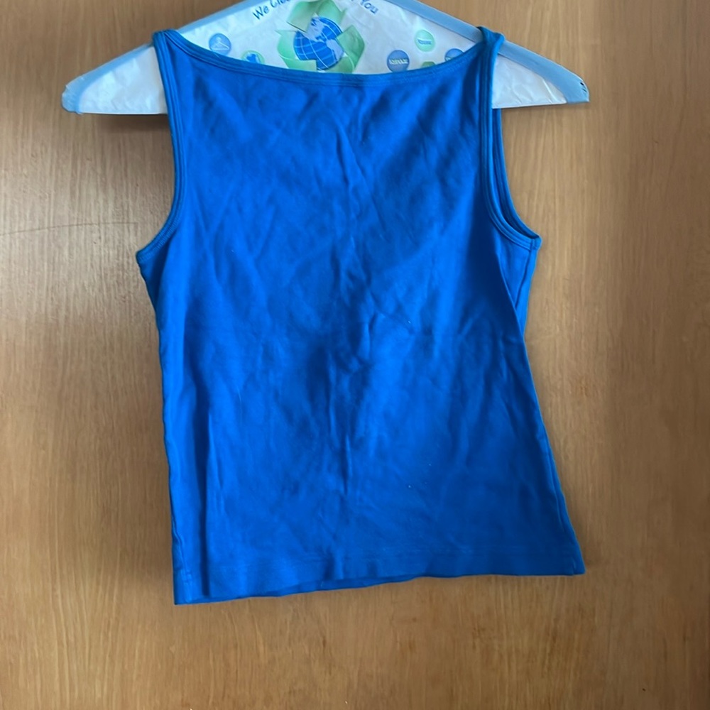 Blue guess top